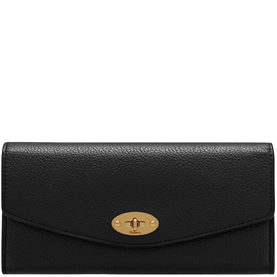 Mulberry Darley Wallet Black Small Classic Grain